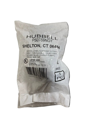 Hubbell Wiring Device-Kellems Conduit Fitting Nylon Trade Size 3/4in PS0759NGY - Image 1