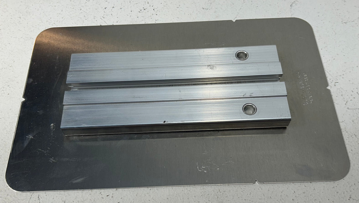 Quick Mount QMTR‑BM‑A‑12 — Tile Replacement Base Mount, Mill Finish, Rev A - Image 2