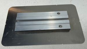 Quick Mount QMTR‑BM‑A‑12 — Tile Replacement Base Mount, Mill Finish, Rev A - Image 2