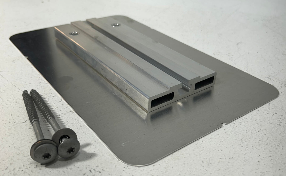 Quick Mount QMTR‑BM‑A‑12 — Tile Replacement Base Mount, Mill Finish, Rev A - Image 4