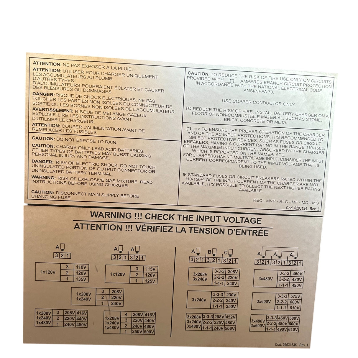 Energic Plus, Forklift Battery Charger, NG-TST-D, 24/140 - Freeman Liquidators