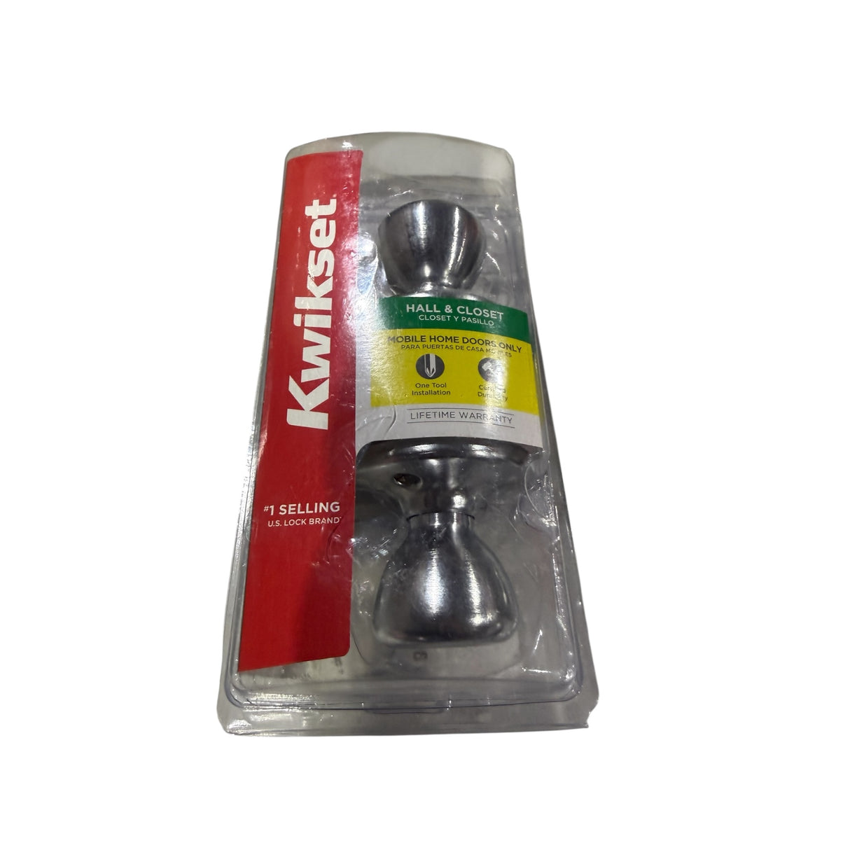 Kwikset 200M 26D CP Mobile Home Passage - Satin Chrome - Image 1