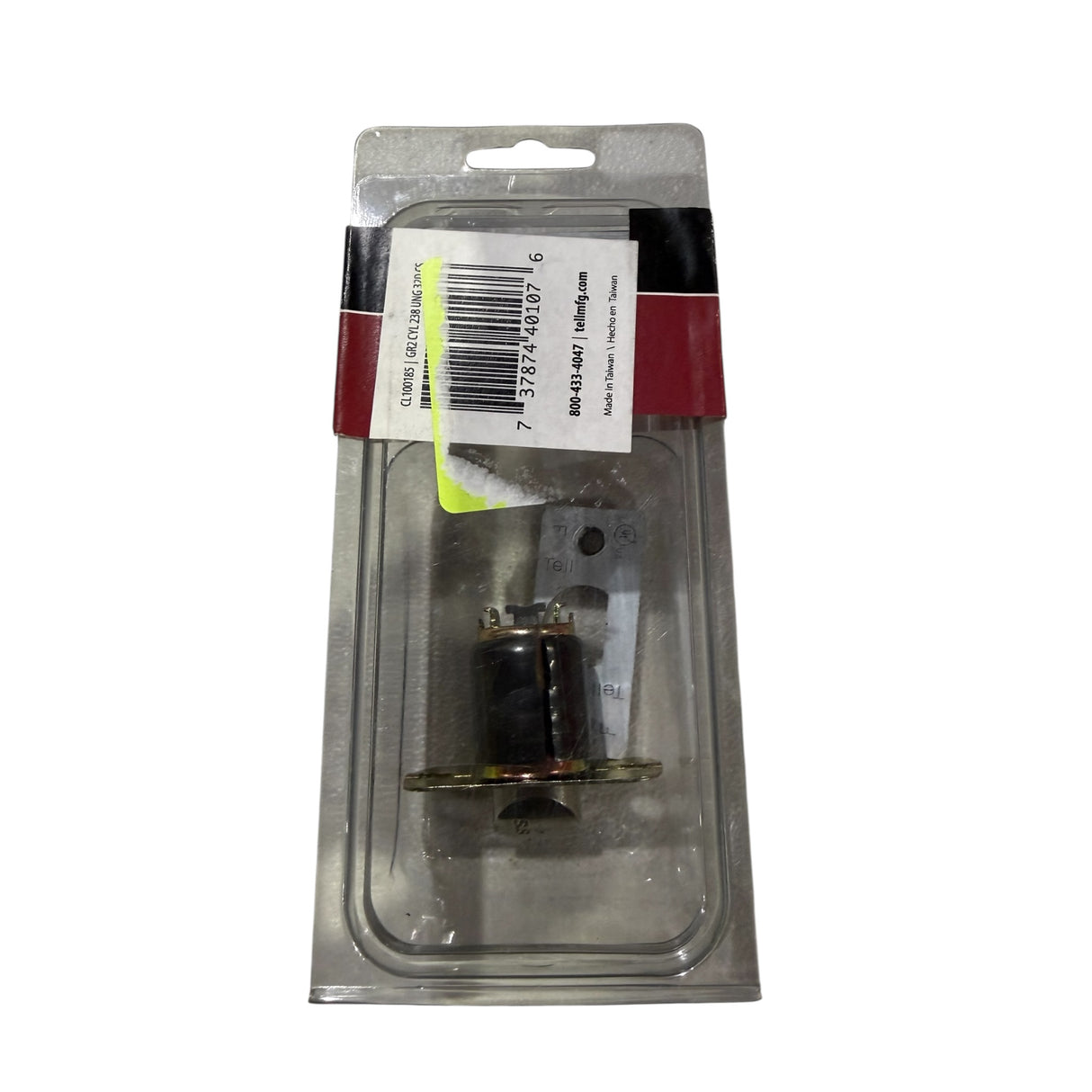 Tell Manufacturing CL100185 2-3/4  Satin Stainless Steel Unguarded Cylindrical Latch Bolt - Image 2