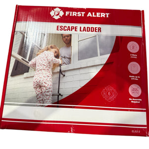 First Alert EL52-2 Two-story Fire Escape Ladder  Steel  Anti-slip - Image 1