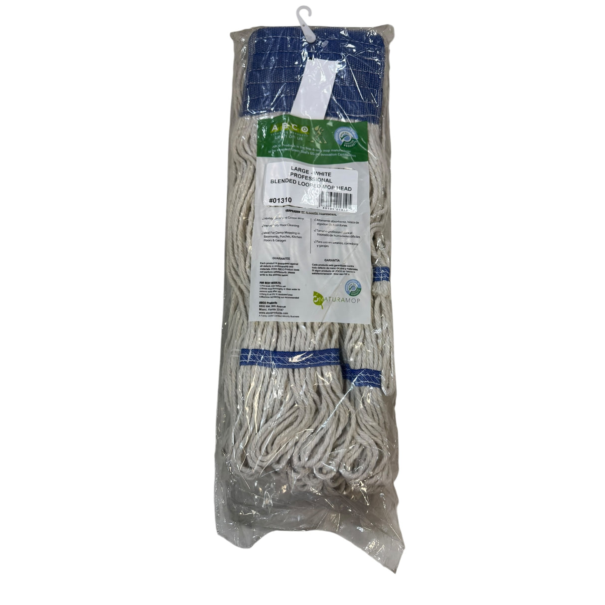 Abco Products 01310 Natural Looped End Mop Head - Image 1