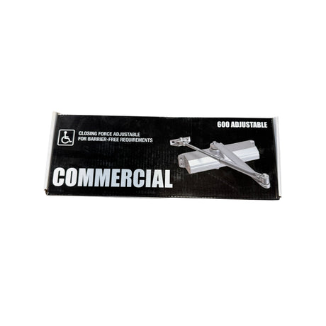Tell Manufacturing DC100018 Aluminum Heavy Duty Commercial Surface Applied Door Closer - Image 1