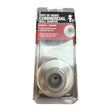 Tell Satin Chrome Concave and Convex Wall Bumper - Image 1