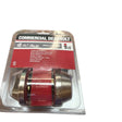 Tell Manufacturing CL100055 Satin Stainless Steel Standard-Duty Commercial Single-Cylinder Deadbolt - Image 1