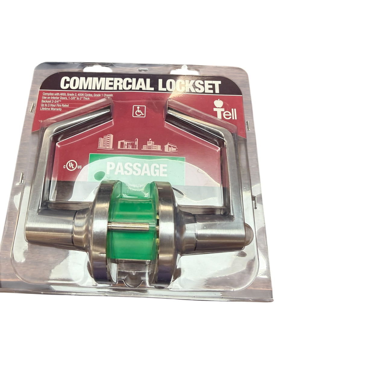 Tell Manufacturing CL100013 Commercial Passage Lever - Image 1