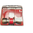 Tell Manufacturing Tell Satin Stainless Steel Storeroom Door Knob Lockset CL101704 - Image 1