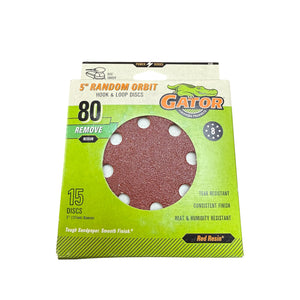 Sand Dis Gator Sand Disc 5 80grit 15pk – Freeman Liquidators