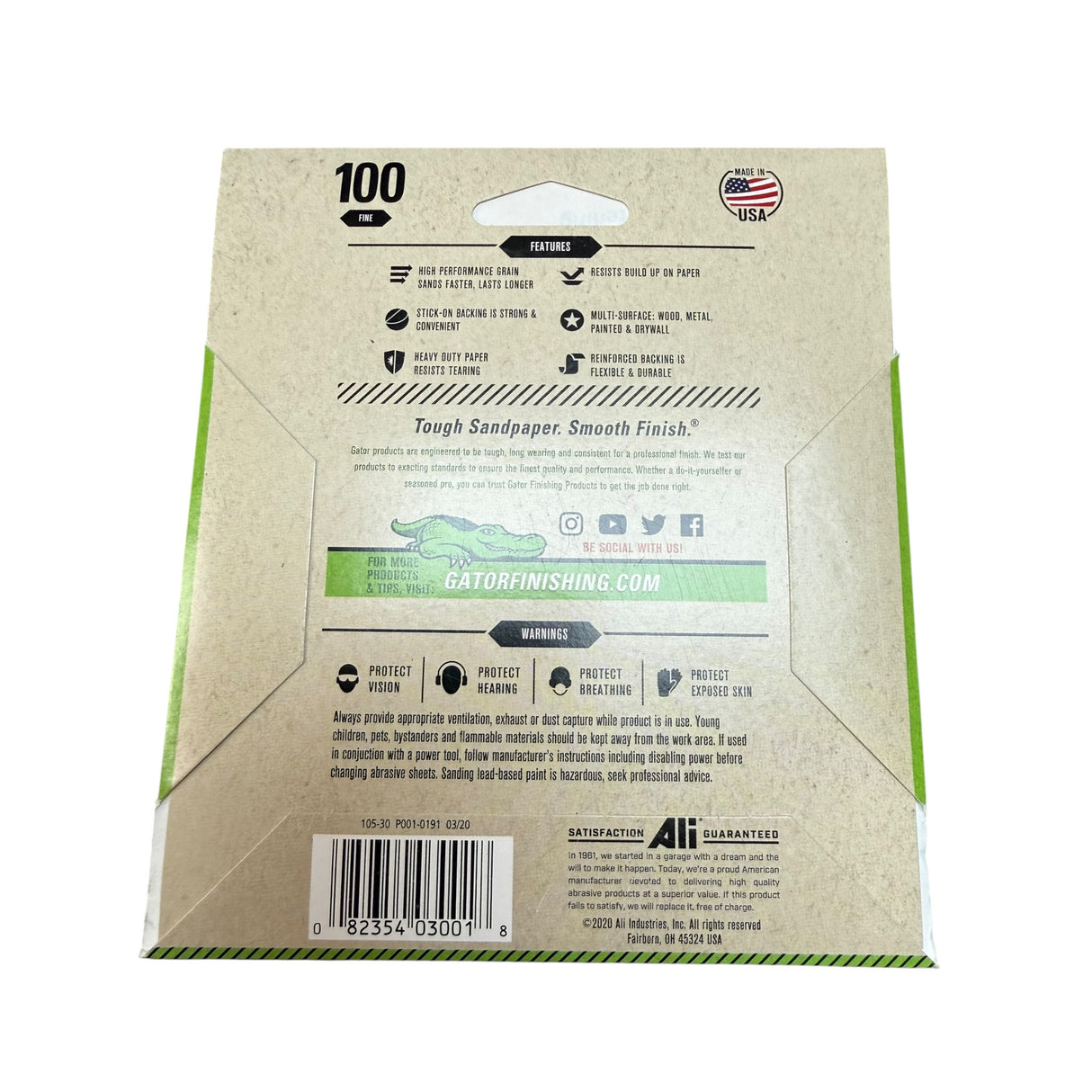 ALI INDUSTRIES 3001 5", 100 Grit, Sanding Discs - Image 2