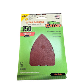 Ali Industries 2463529 Resin Bonded Sanding Sheet  150 Grit - Pack of 5 - Image 1