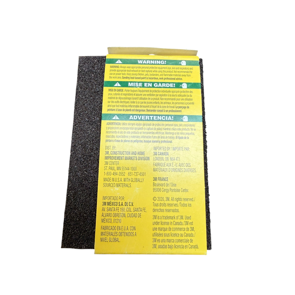 3M Small Area Sanding Sponge, Medium/Coarse, 3.75-Inch by 2.625-Inch by 1-Inch - Image 2