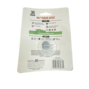 Ali Industries Gator Blade 4-1/2 In. 36 Grit Fiber Disc (3-Pack) 3073 - Image 2