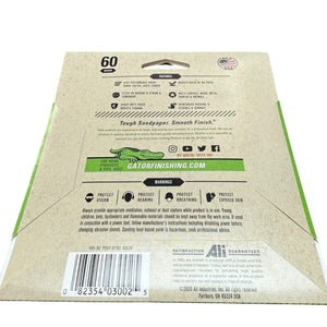 Ali Industries Gator 3002 Aluminum Oxide Sanding Discs 5   60 Grit. 4/Pk - Image 2
