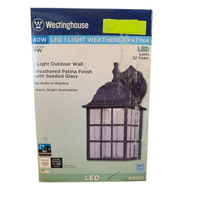 Westinghouse Lighting Corp 9W Pat LED Wall Lantern - Image 1