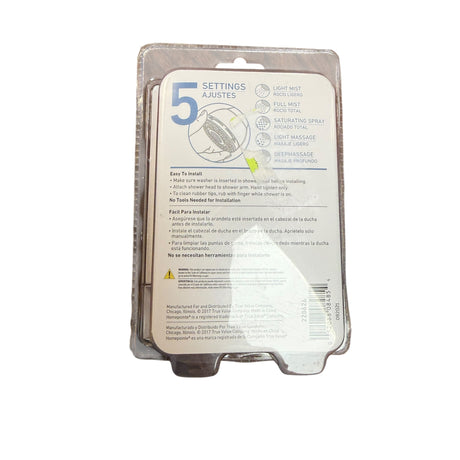 Homewerks Worldwide 228626 CHR 5Spr SHWR HP 5 SPR Shower Head - Image 2