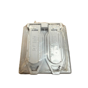 Hubbell-Bell 5148-0 Duplex Receptacle Cover Gray - Image 1