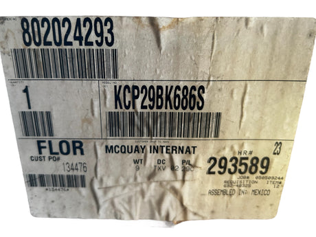GE MOTORS, KCP29BK686S, McQuay, 802024293, 1/20HP, Motor - NEW IN BOX - FreemanLiquidators - [product_description]