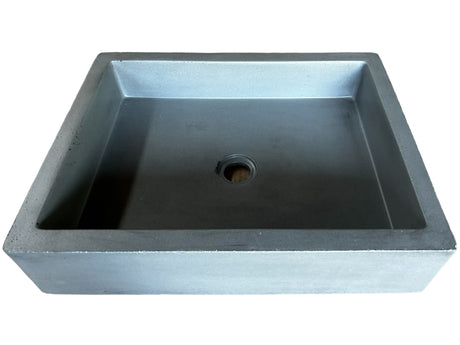 Native Trails NSL1915-S Nipomo Native Stone Universal-Mount Bathroom Sink, Slate - NEW IN BOX - FreemanLiquidators - [product_description]