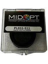 Load image into Gallery viewer, Midwest Optical Systems, Inc., PL032-S22, Linear Fixed Polarizer- NEW IN ORIGINAL PACKAGING - FreemanLiquidators - [product_description]

