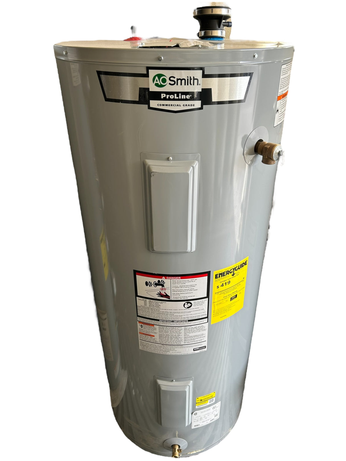 AO Smith, PNT-55 100, Proline, 55-Gallon, Tall, Electric, Water Heater - FreemanLiquidators - [product_description]