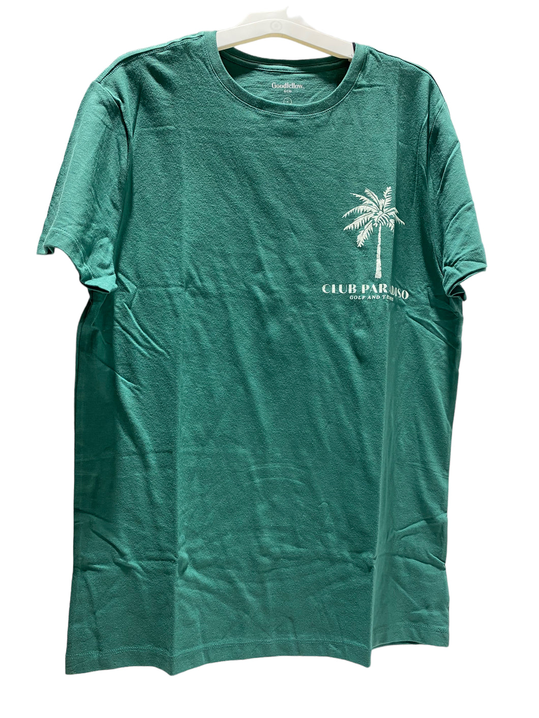 Men's Goodfellow & Co. Green/1Wel6 Short Sleeve Shirt Size-L - FreemanLiquidators - [product_description]