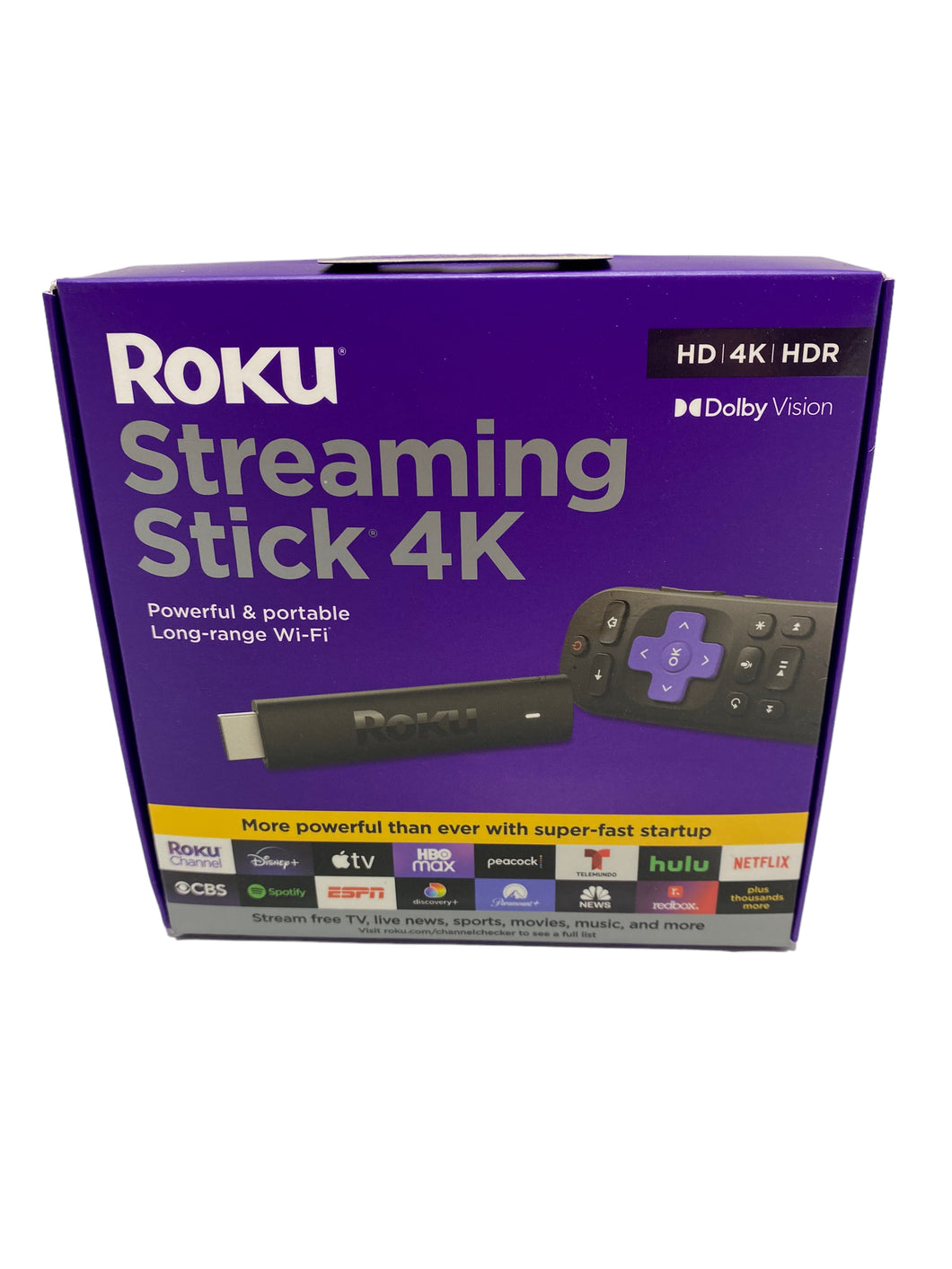 ROKU Streaming Stick 4K Powerful & Portable Long-Range Wi-Fi 3820R2 - FreemanLiquidators - [product_description]