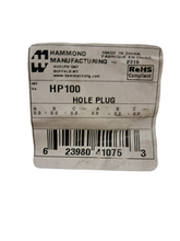 Load image into Gallery viewer, Hammond Manufacturing, HP100, HOLE PLUG - NEW IN ORIGINAL PACKAGING - FreemanLiquidators - [product_description]
