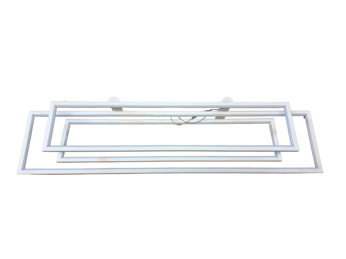 Elan, 84322WH, Jestin LED 38 inch White Chandelier Ceiling Light, Linear (Single) - New in Box - FreemanLiquidators - [product_description]