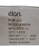 Elan, 84316WH, Walman, Linear Chandelier, 1-Light, White - New in Box - FreemanLiquidators - [product_description]