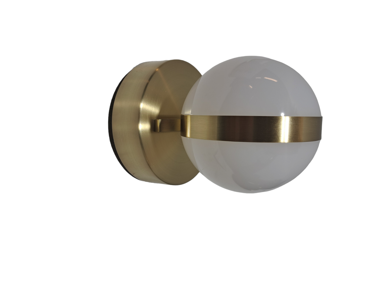 Elan, 85090CG, Brettin LED 5.25 inch Champagne Gold Wall Sconce Wall Light - New in Box - FreemanLiquidators - [product_description]