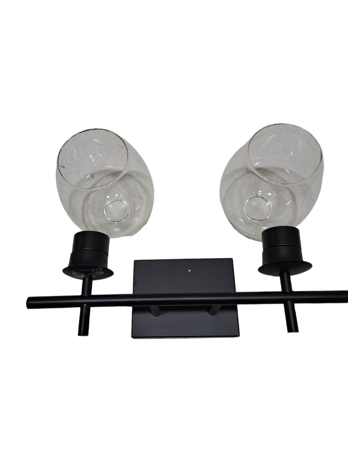 Canarm, IVL1019A02BK, Cain 2 Light 16" Wide Vanity Light, Black - FreemanLiquidators - [product_description]