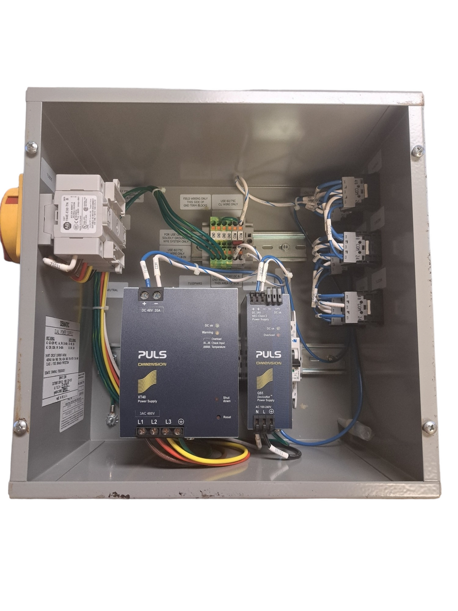 Dematic, F0053-00051, REV AD, DUAL, POWER SUPPLY, ENCLOSURE - NEW NO ...