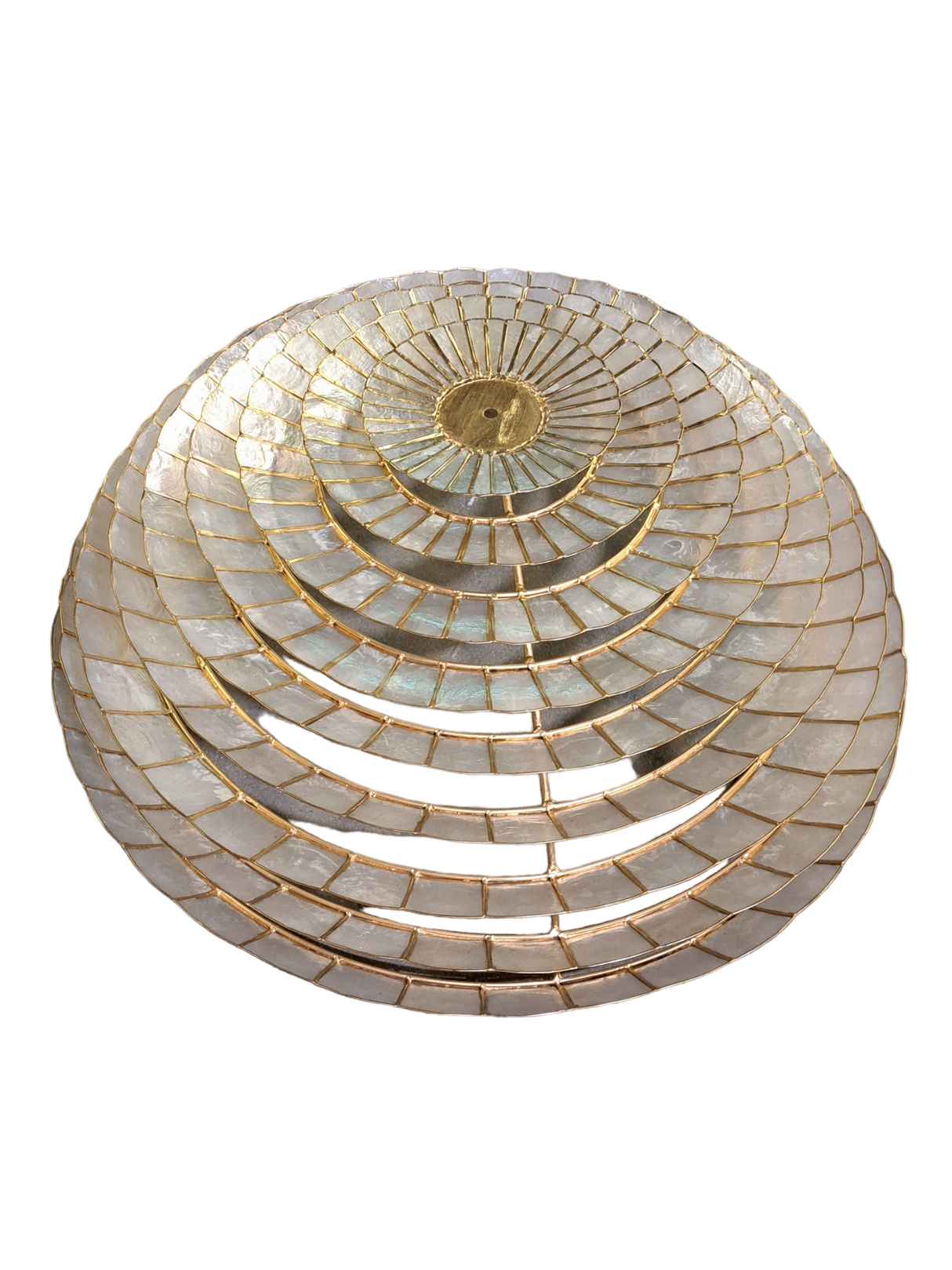 Kalco 515156OL Samal Contemporary Oxidized Gold Leaf 25" Hanging Lamp - New in Box - FreemanLiquidators - [product_description]