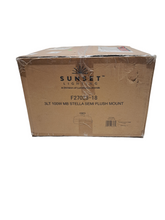 Load image into Gallery viewer, Luminance Brands, Sunset Lighting, F27023-18, Three Light, Stella, Semi Flush Mount - Clear Glass - with Champagne Gold Finish - New in Box - FreemanLiquidators - [product_description]
