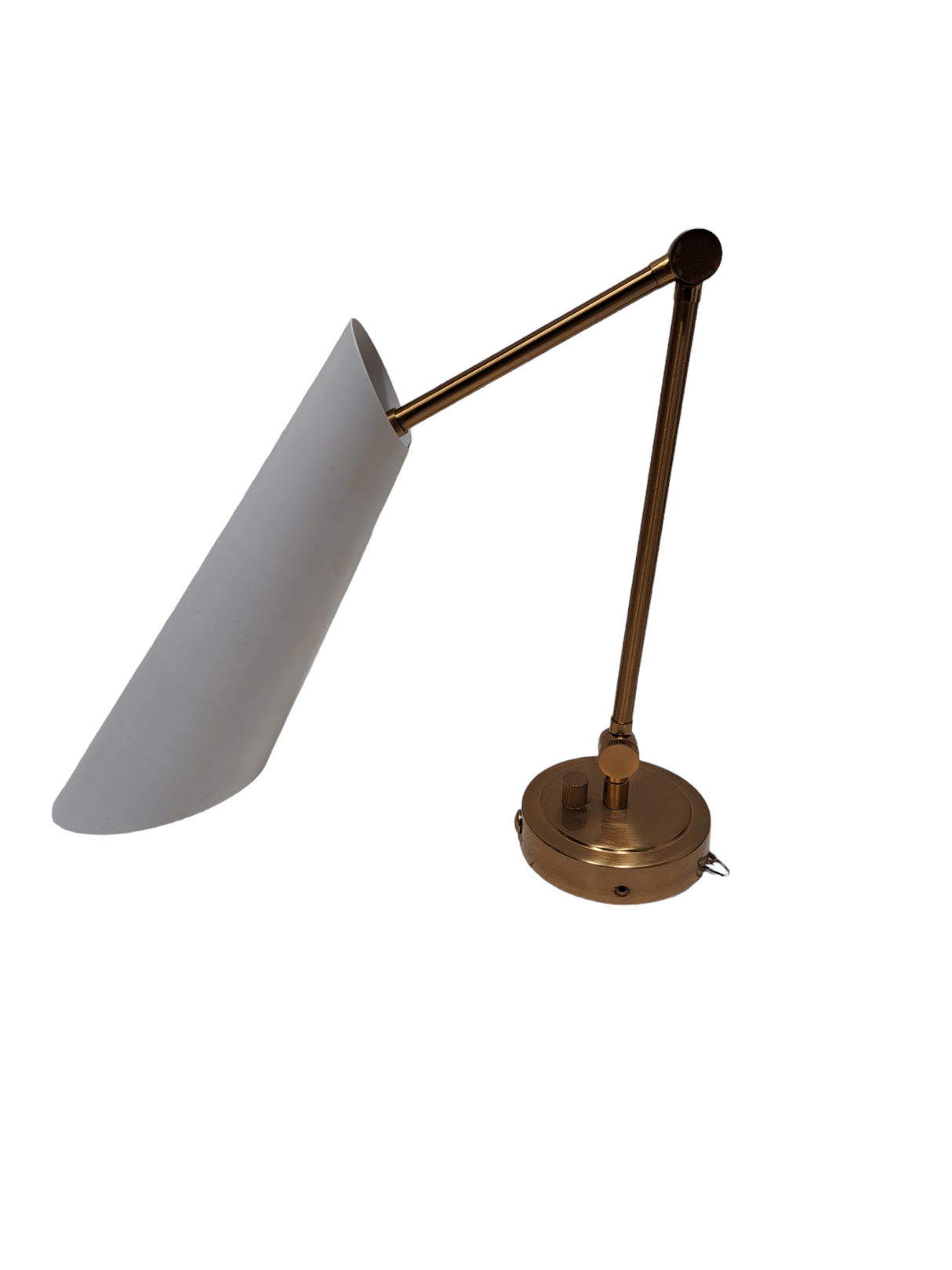 Matteo, S08021AGWH, Butera 1 Light 4 inch Aged Gold Brass with White Wall Sconce Wall Light in Aged Gold Brass and White - New in Box - FreemanLiquidators - [product_description]