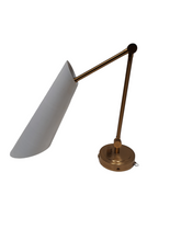 Load image into Gallery viewer, Matteo, S08021AGWH, Butera 1 Light 4 inch Aged Gold Brass with White Wall Sconce Wall Light in Aged Gold Brass and White - New in Box - FreemanLiquidators - [product_description]
