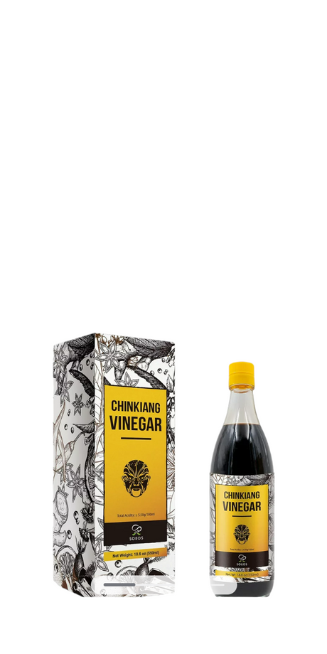 Soeds Chinkiang Vinegar 18.6 fl oz, Chinese Black Vinegar - FreemanLiquidators - [product_description]