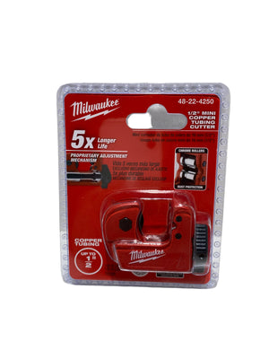 Milwaukee 5x Longer Life 1/2" Mini Copper Tubing Cutter 48-22-4250 - FreemanLiquidators - [product_description]