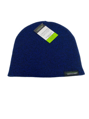 Blue Crossland Imprint Beanie - FreemanLiquidators - [product_description]