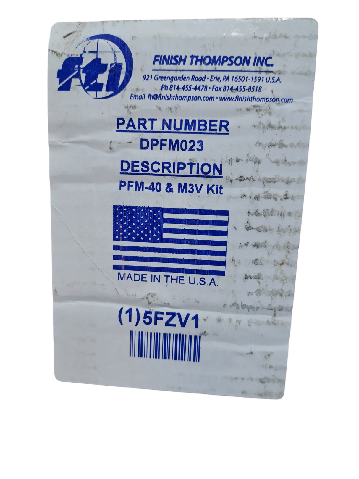 Finish Thompson, DPFM023, 40", Drum Pump, Kit, 115V ODP Motor - FreemanLiquidators - [product_description]