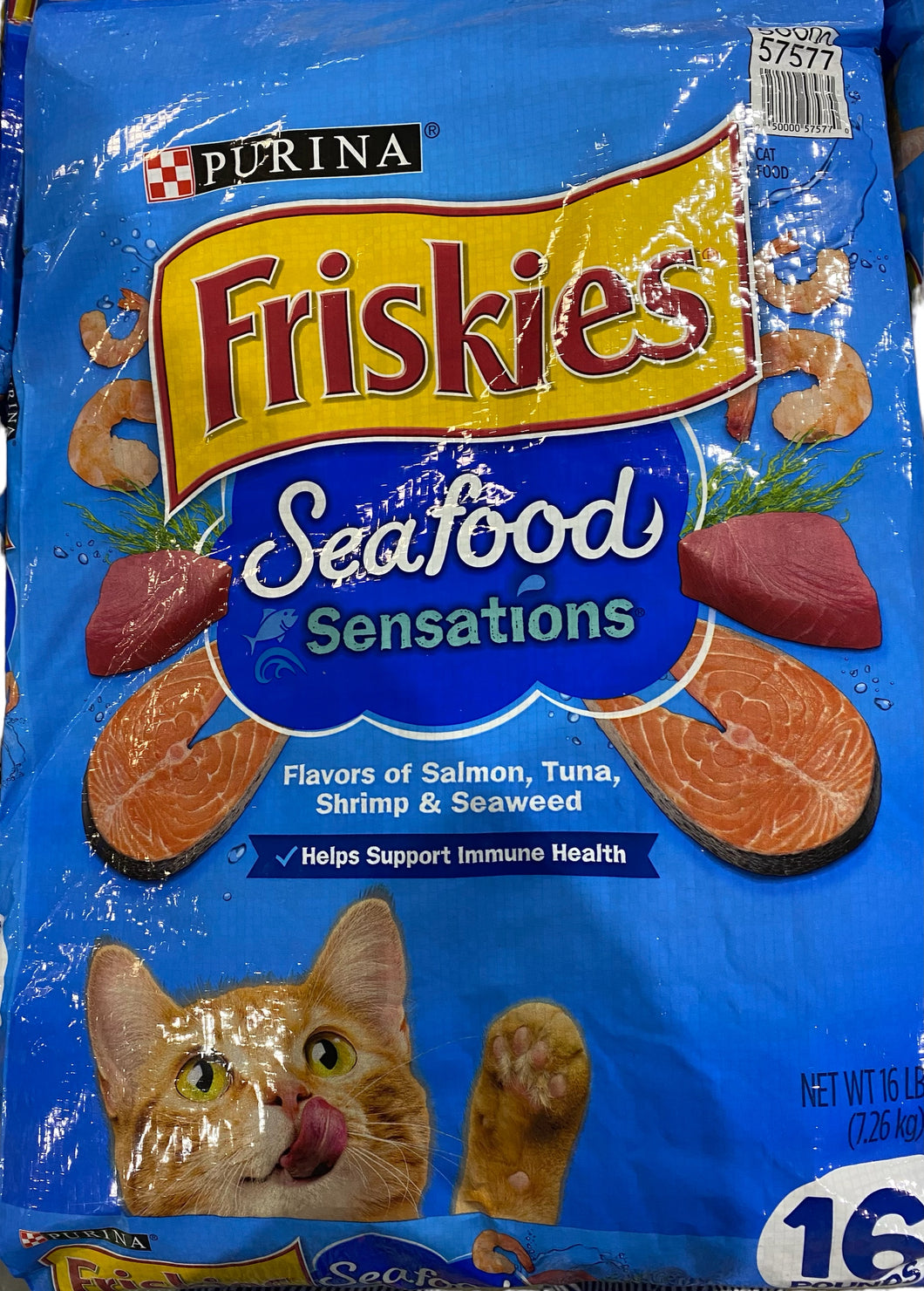 Purina Friskies Dry Cat Food, Seafood Sensations 16 lb STORE PICKUP ONLY - FreemanLiquidators - [product_description]