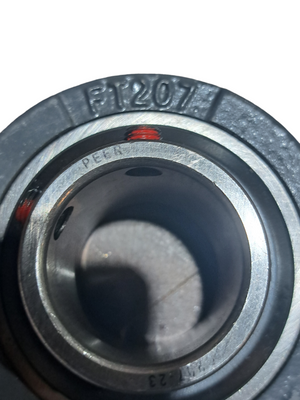 Peer, FT207, 2 Bolt, Flange, Bearing, 1 1/2", Shaft Diameter, UC207-23 - NEW NO BOX - FreemanLiquidators - [product_description]