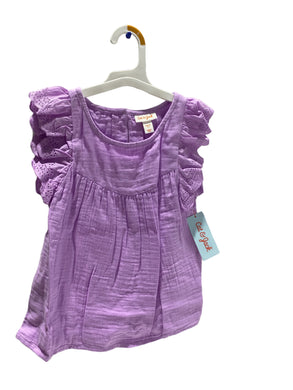 Cat & Jack Purple/M98PYY Short Sleeve Girl's Shirt - Size S (6/7) - FreemanLiquidators - [product_description]