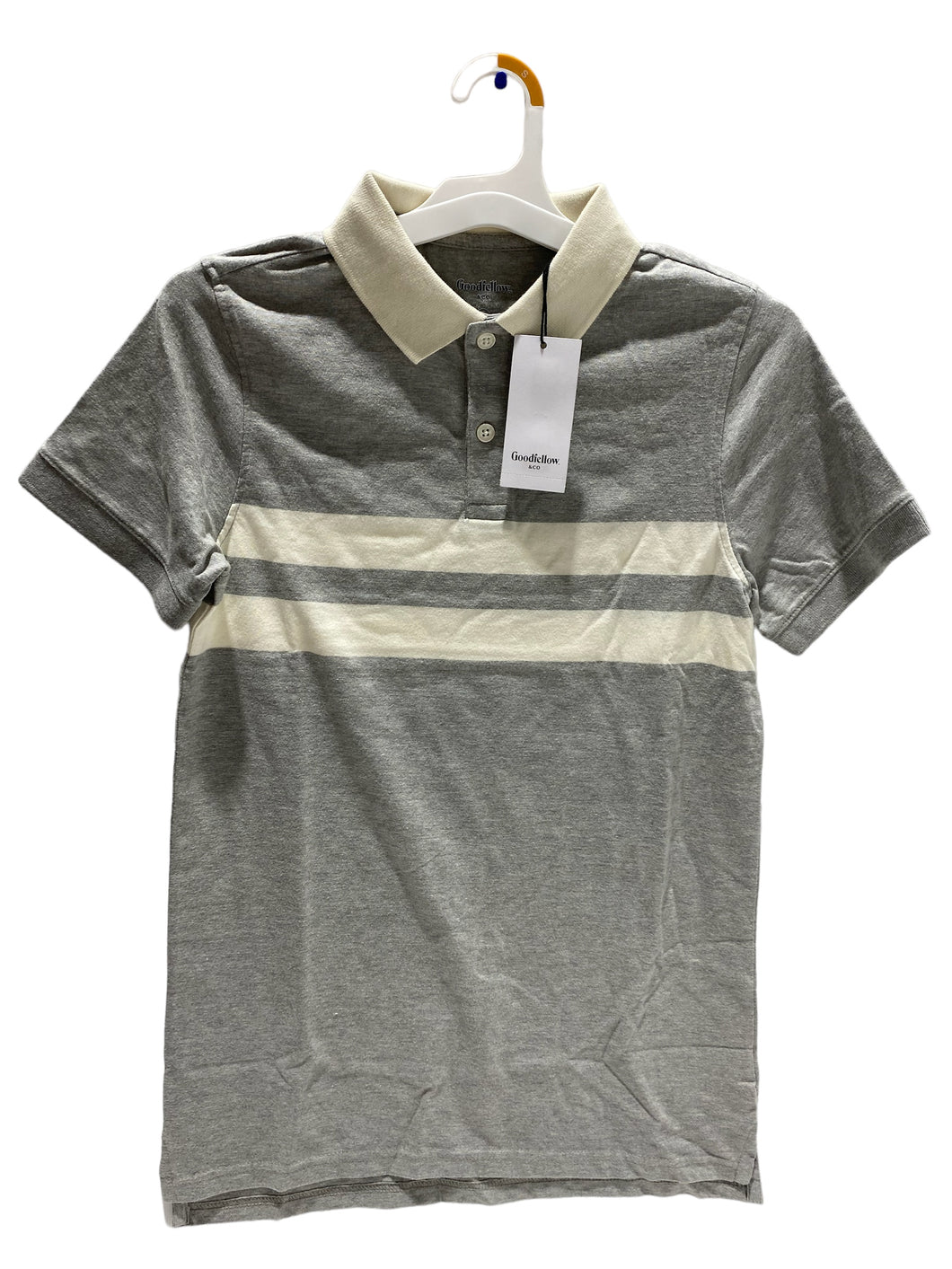 Men's Goodfellow & Co. Gray Short Sleeve Shirt Size-M - FreemanLiquidators - [product_description]