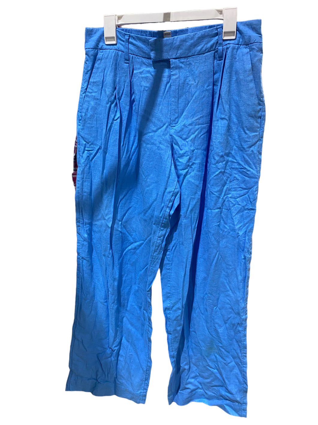 Women's High-Rise Wide Leg Fluid Pants - A New Day- Utah Sky Blue - Size 12