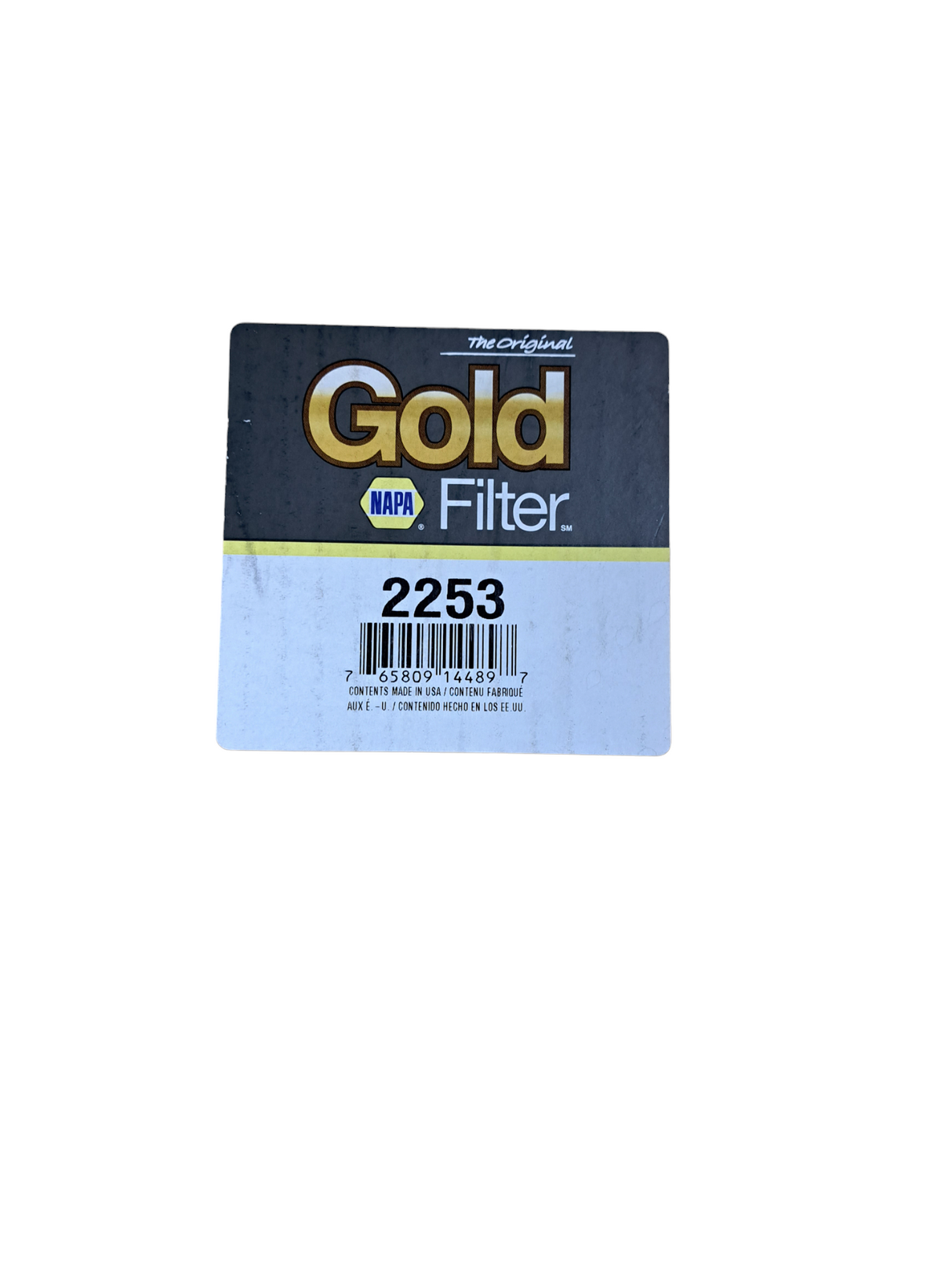 Napa, Gold, FIL 2253, Filter - FreemanLiquidators - [product_description]