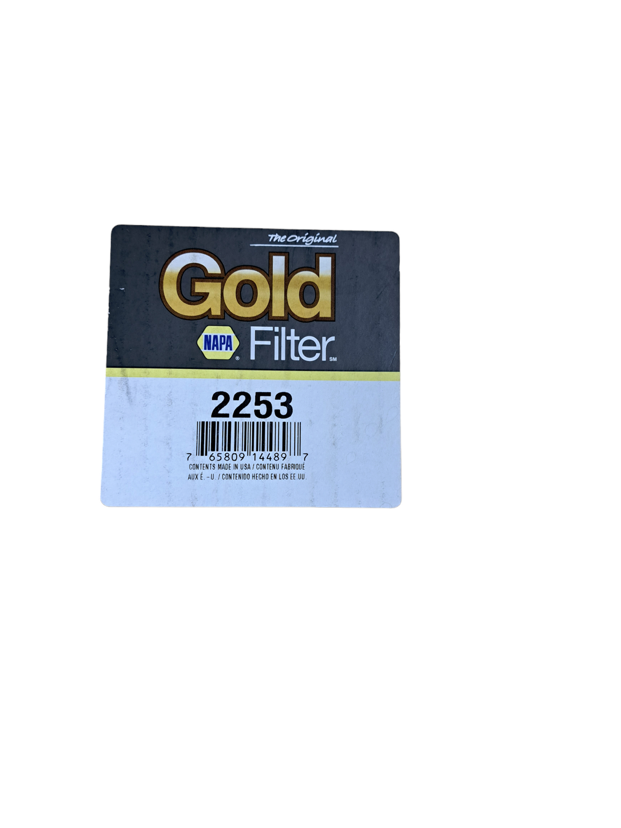 Napa, Gold, FIL 2253, Filter - FreemanLiquidators - [product_description]